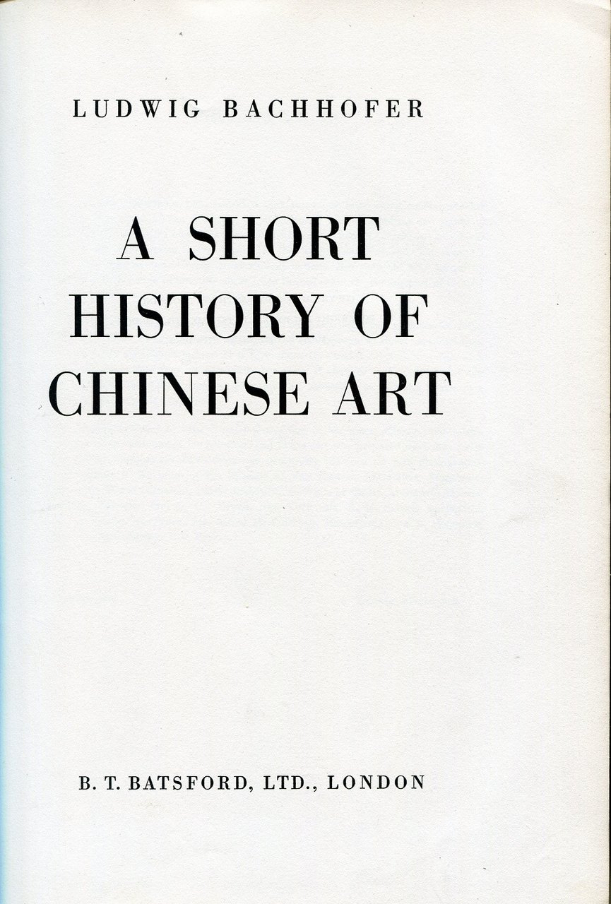 A Short History of Chinese Art | Immagine principale