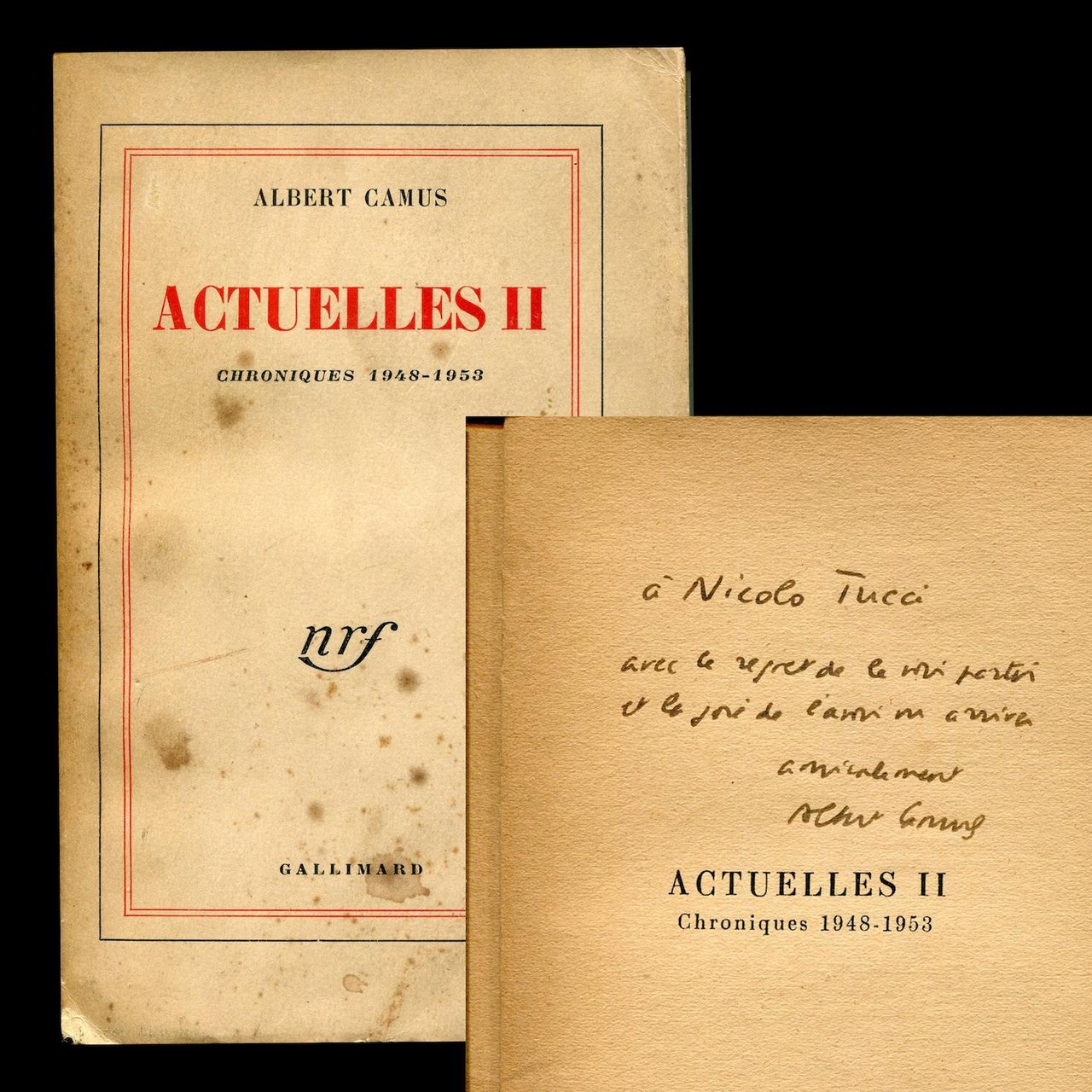Actuelles II. Chroniques 1948-1953 | Immagine principale
