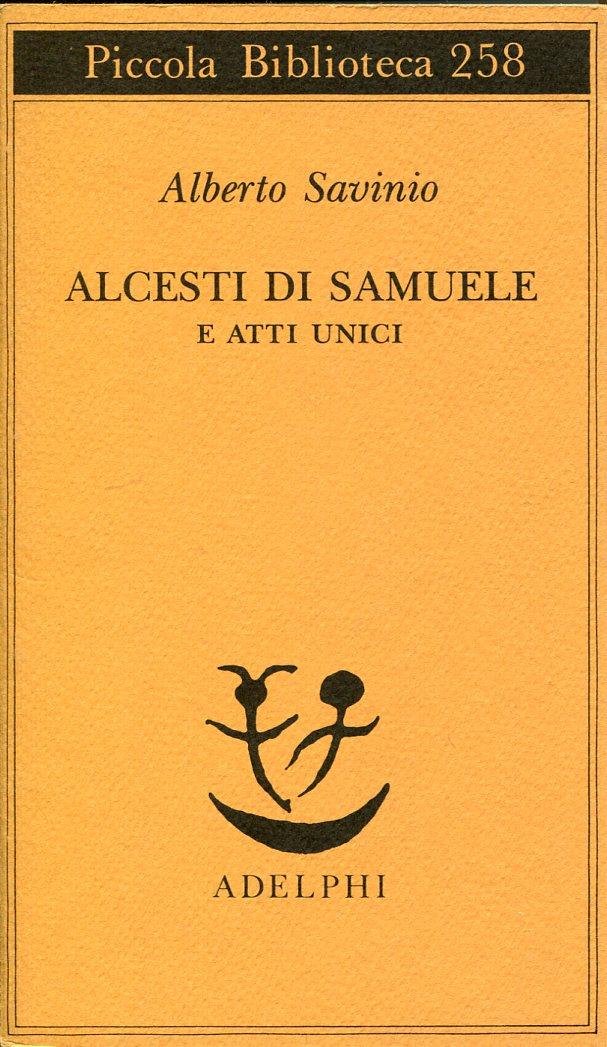 Alcesti di Samule e atti unici | Immagine principale