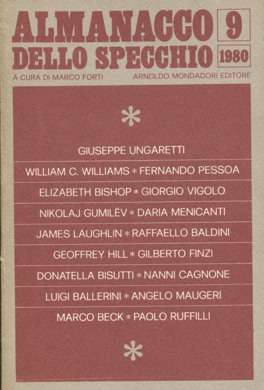 Almanacco dello Specchio n. 9 - 1980 | Immagine principale