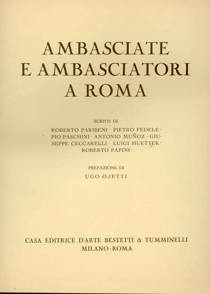 Ambasciate e ambasciatori a Roma | Immagine principale