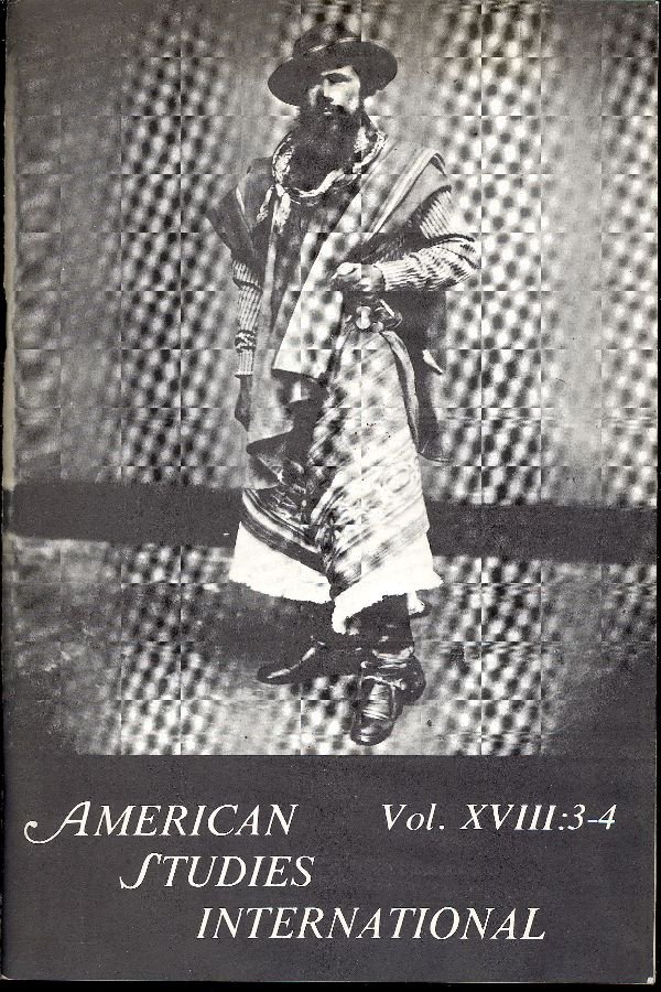 American Studies International. 1981 Volume XVIII N. 3-4 | Immagine principale