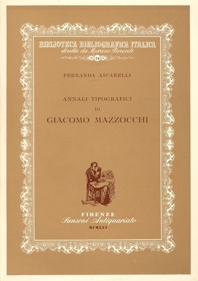 Annali tipografici di Giacomo Mazzocchi | Immagine principale