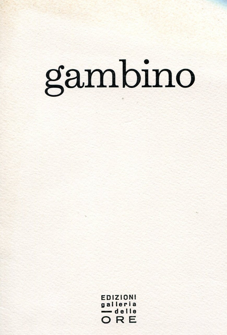 Antonia Gambino. Galleria delle Ore 1976 | Immagine principale