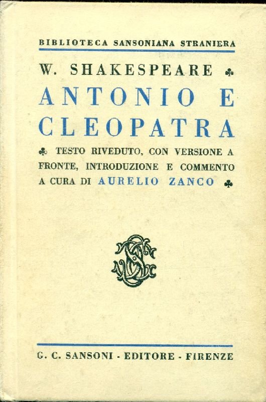 Antonio e Cleopatra | Immagine principale