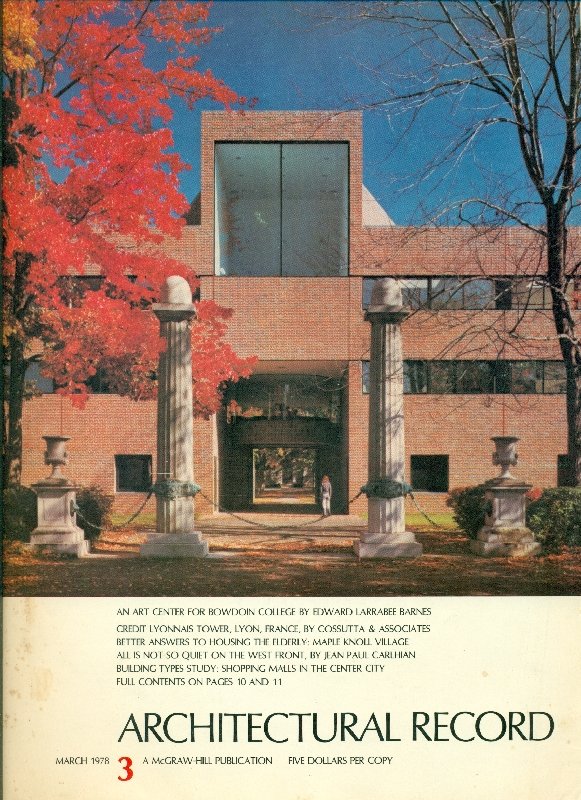 Architectural Record. March 1978. No 3 | Immagine principale