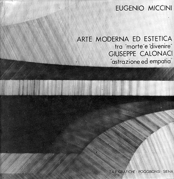 Arte moderna ed estetica tra ''morte'' e ''divenire''. Giuseppe Calonaci … | Immagine principale