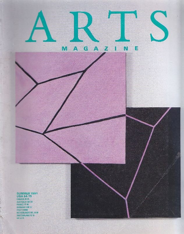 Arts Magazine. Summer 1991. Volume 65. No. 10 | Immagine principale