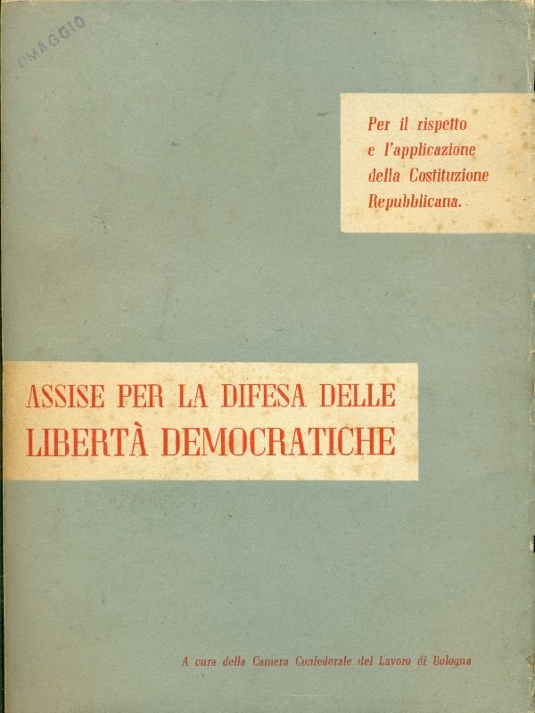 Assise per la difesa delle libertà democratiche | Immagine principale