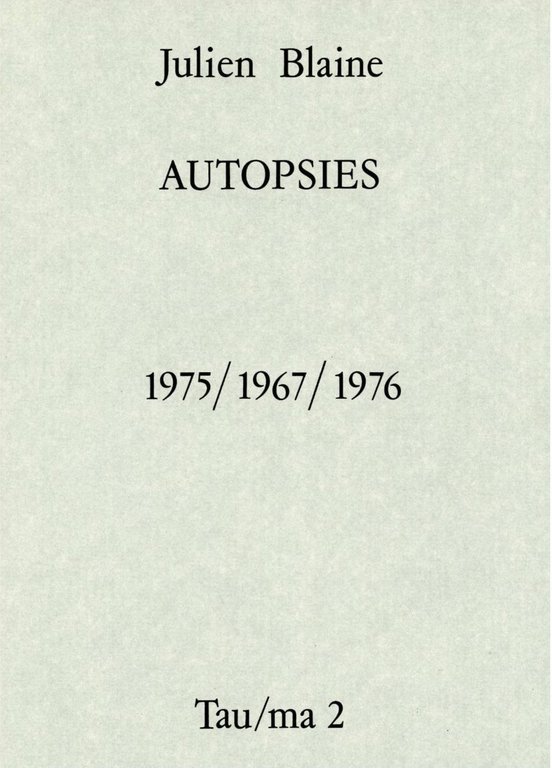 Autopsies 1975/1967/1976 | Immagine Gallery 2