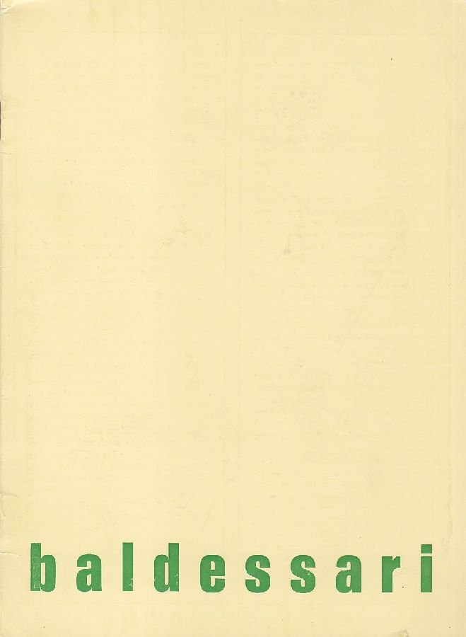 Baldessari. Artivisive Studio d'Arte Contemporanea 1970 | Immagine principale
