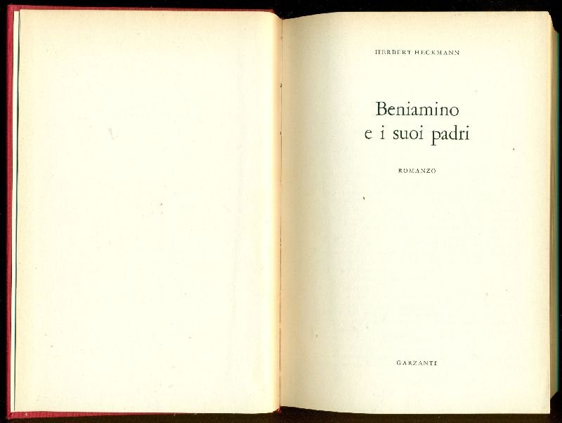 Beniamino e i suoi padri | Immagine principale