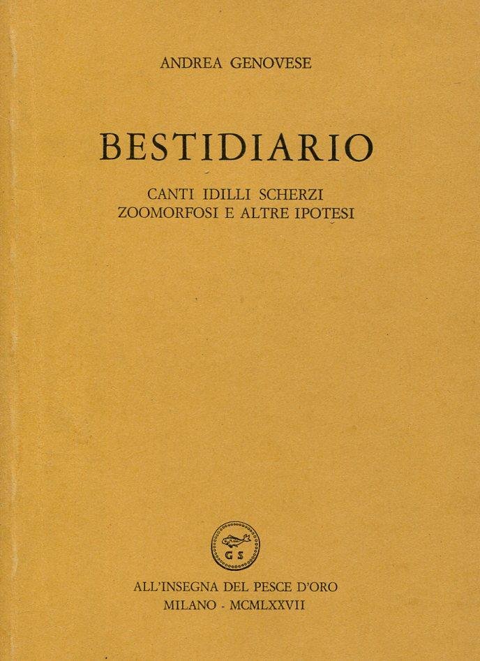 Bestidiario. Canti idilli scherzi zoomorfosi e altre ipotesi | Immagine principale