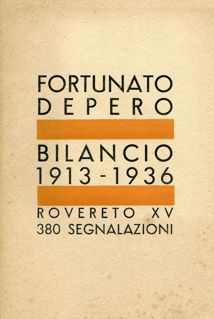 Bilancio 1913-1936 | Immagine principale