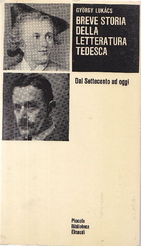 Breve storia della letteratura tedesca dal Settecento ad oggi | Immagine principale