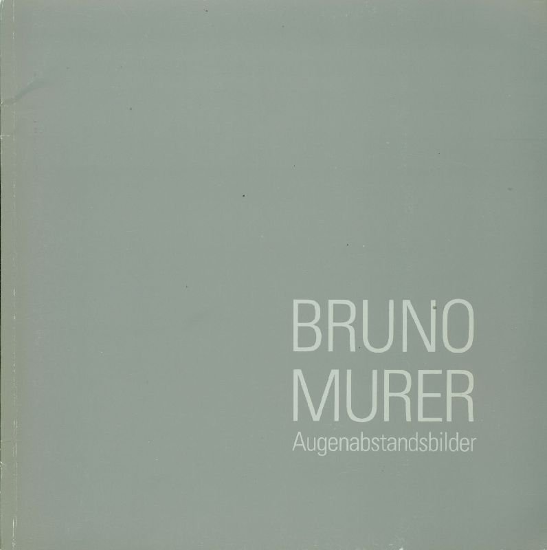 Bruno Murer Augenabstandsbilder | Immagine principale