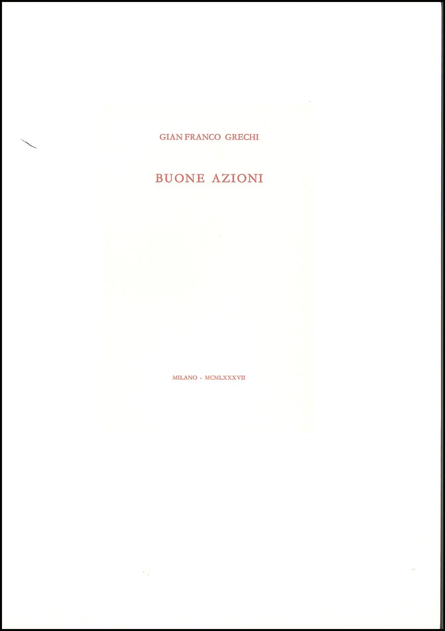 Buone azioni | Immagine principale