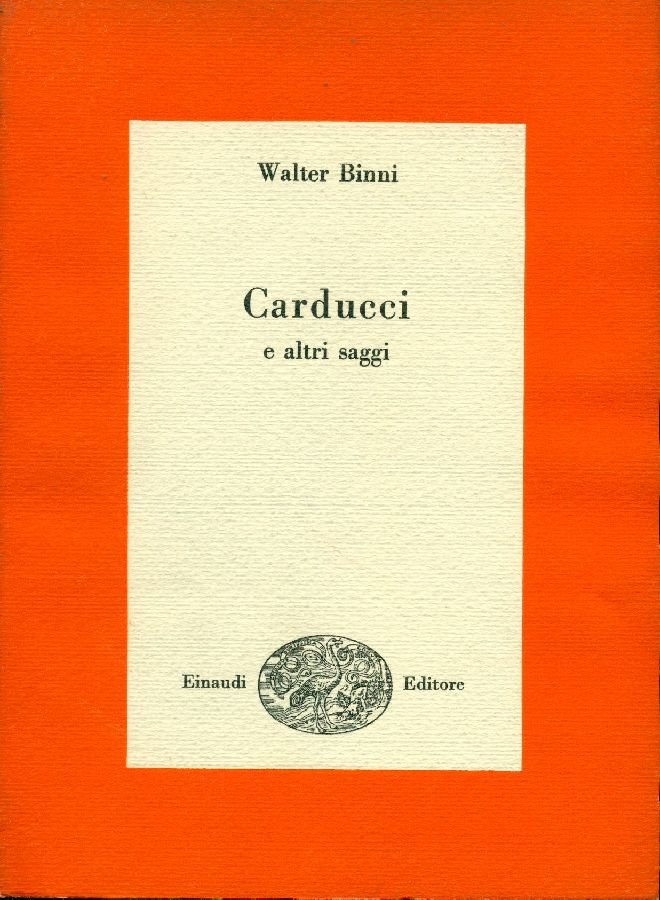 Carducci e altri saggi | Immagine principale