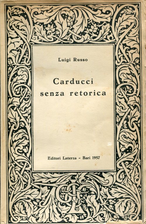 Carducci senza retorica | Immagine Gallery 2