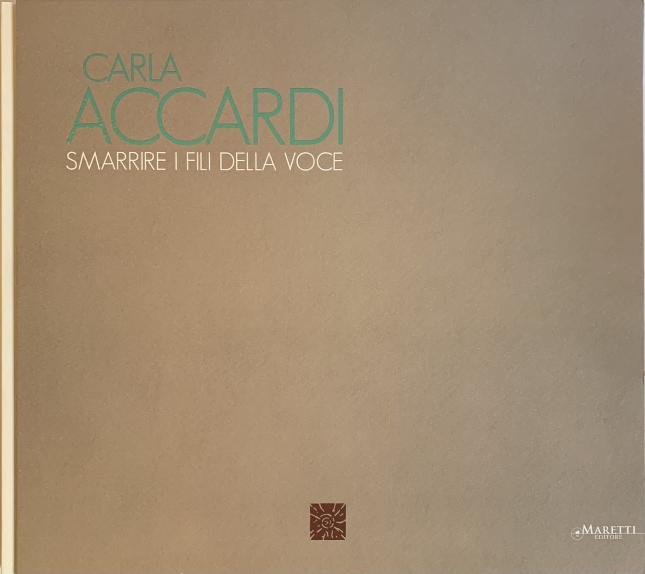 Carla Accardi. Smarrire i fili della voce | Immagine principale