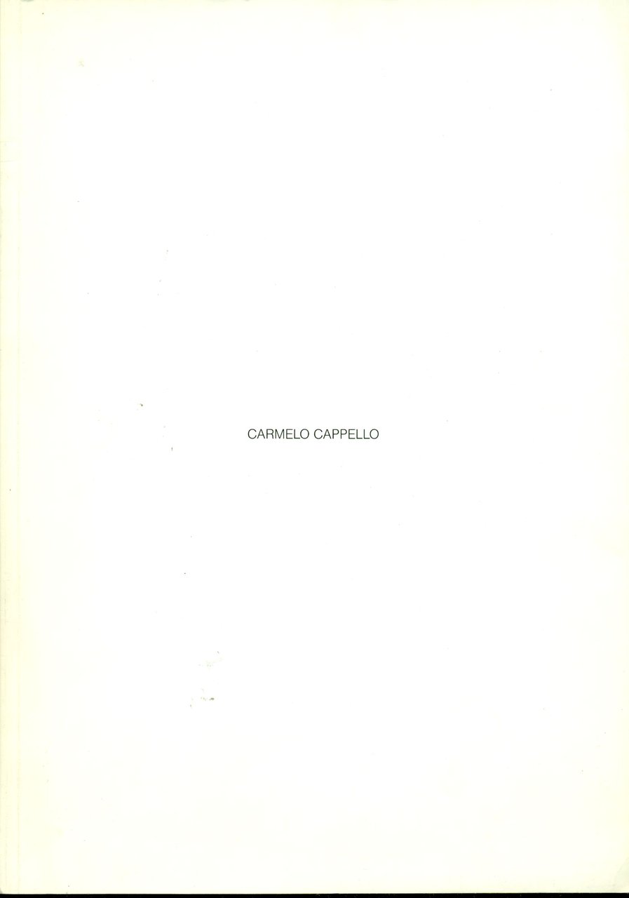 Carmelo Cappello. Il tempo verticale e il tempo circolare | Immagine principale