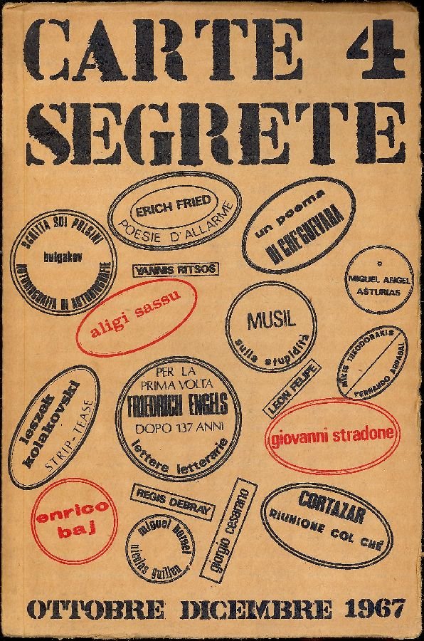Carte Segrete. Ottobre - Dicembre 1967, n. 4 | Immagine principale
