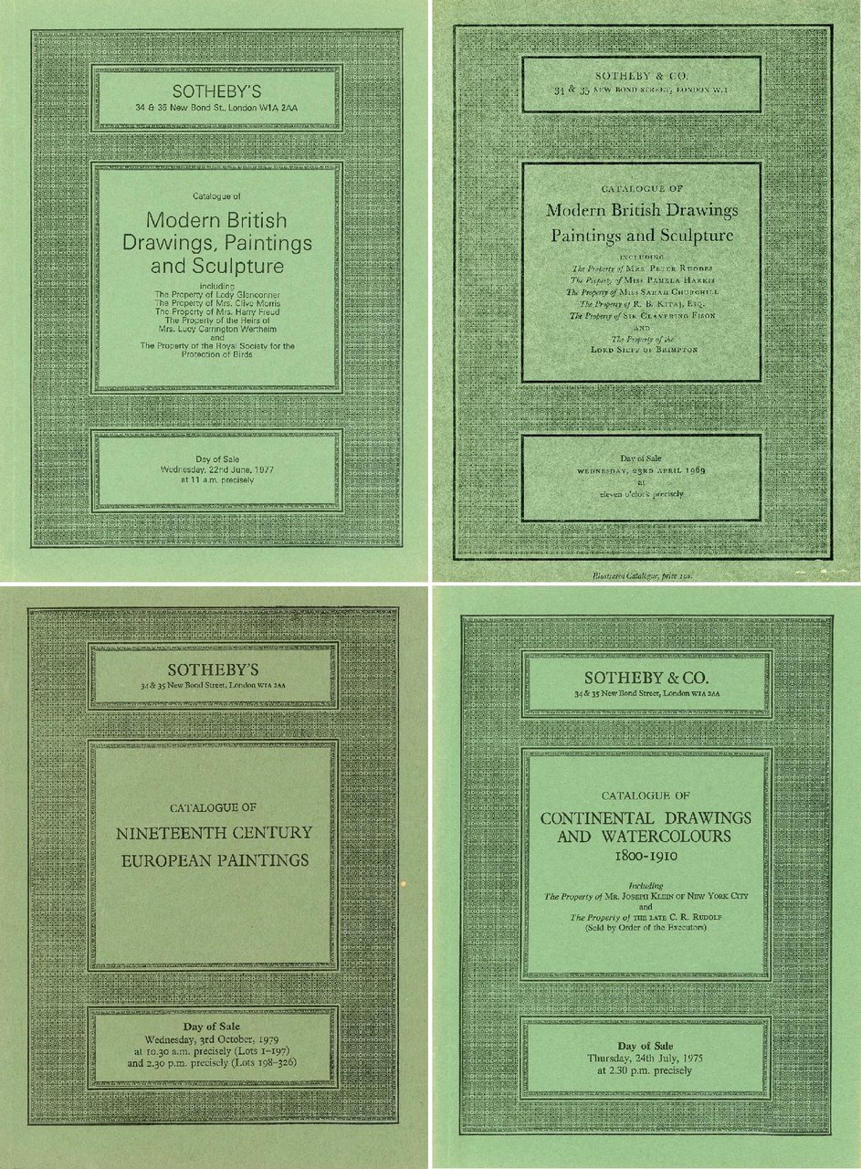 Catalogs of Modern Drawings Paintings and Sculpture | Immagine principale