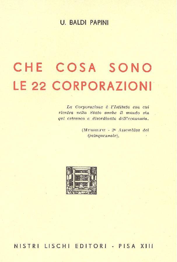 Che cosa sono le 22 corporazioni | Immagine principale