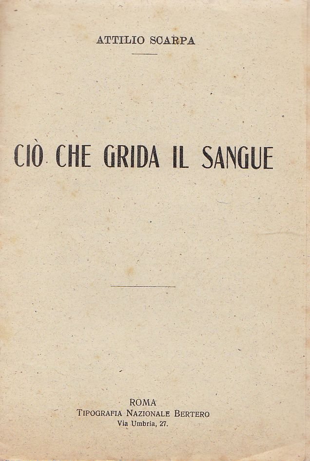 Ciò che grida il sangue | Immagine principale