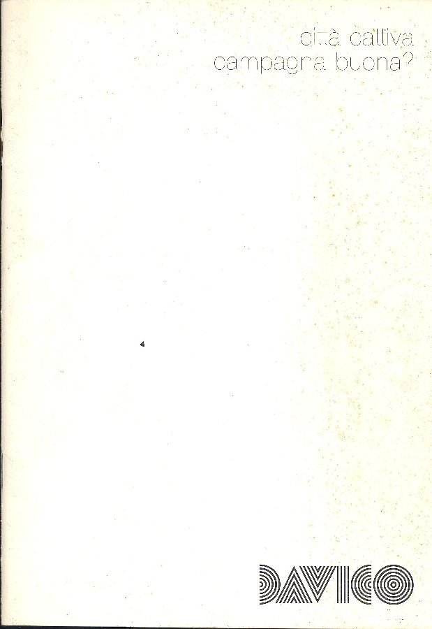 Città cattiva, campagna buona? | Immagine principale