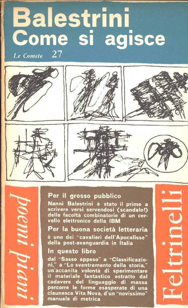 Come si agisce. Poemi piani | Immagine principale