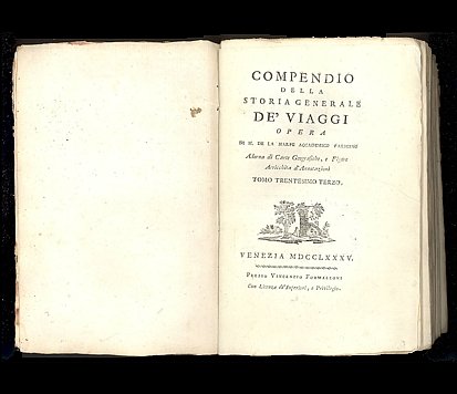 Compendio della storia generale de' viaggi Opera di M. De … | Immagine Gallery 2