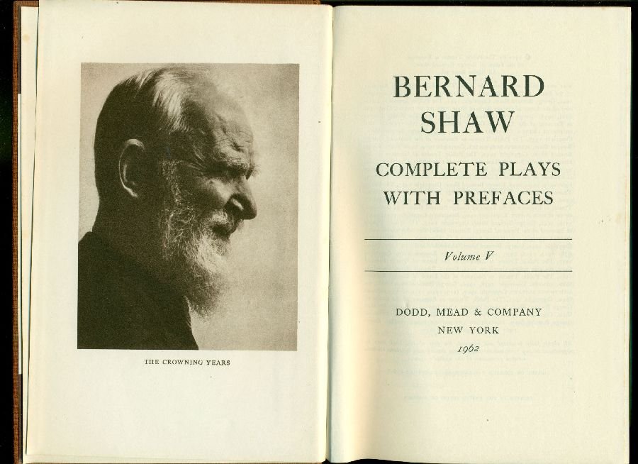 Complete plays with prefaces. Volume V | Immagine principale