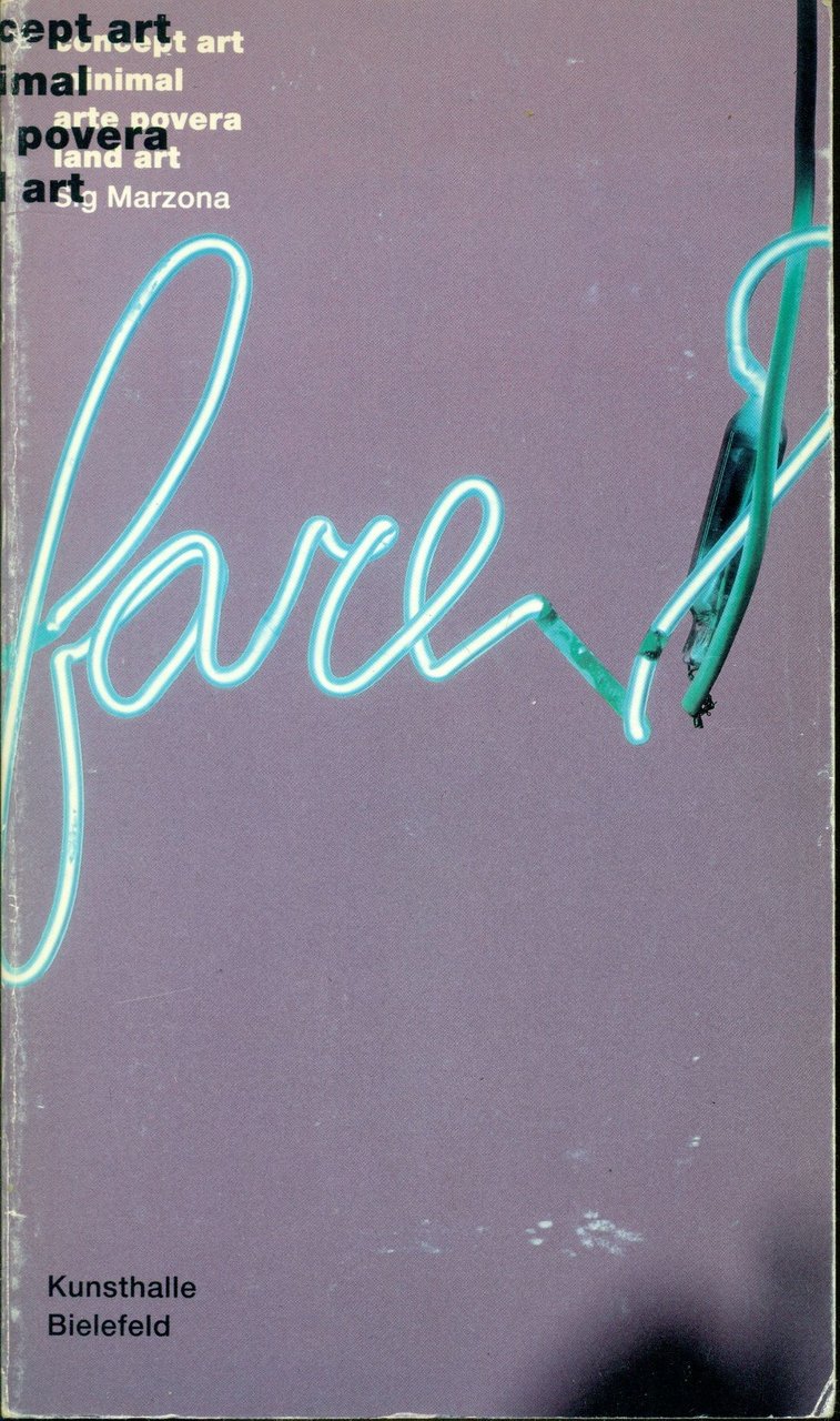 Concept art, Minimal art, Arte Povera, Land Art. Sammlung Marzona | Immagine principale