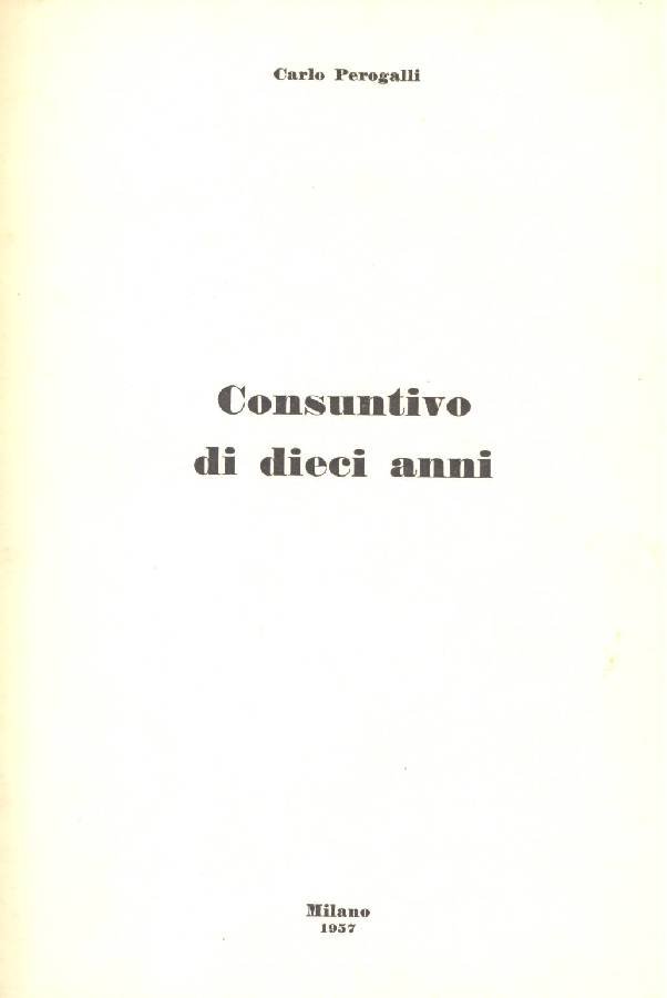 Consuntivo di dieci anni | Immagine principale