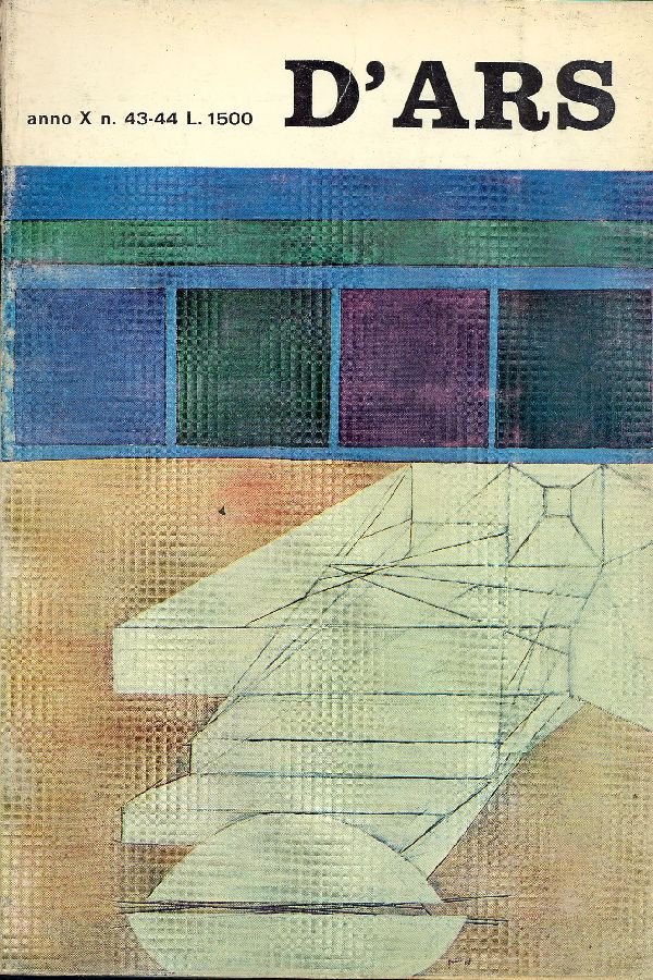 D'Ars. Ottobre 1968 - Marzo 1969. N. 43-44 | Immagine principale
