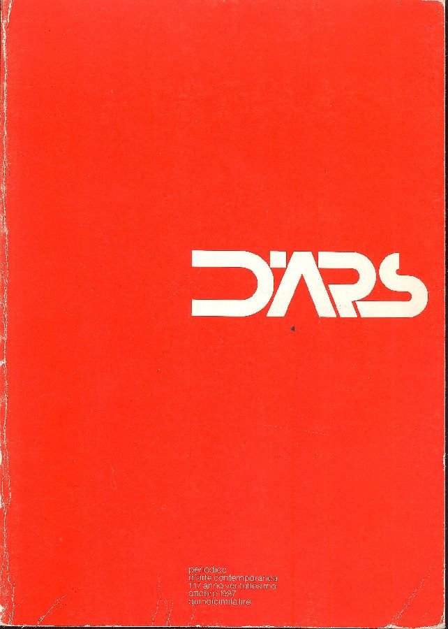 D'Ars. Ottobre 1987. N. 117 | Immagine principale