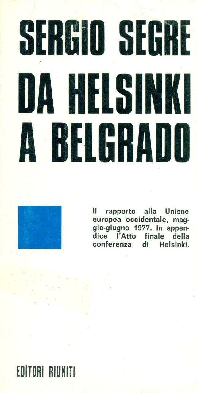 Da Helsinki a Belgrado | Immagine principale