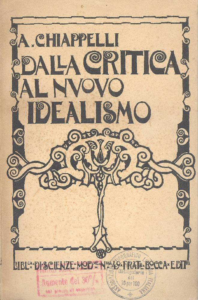 Dalla critica al nuovo idealismo | Immagine principale