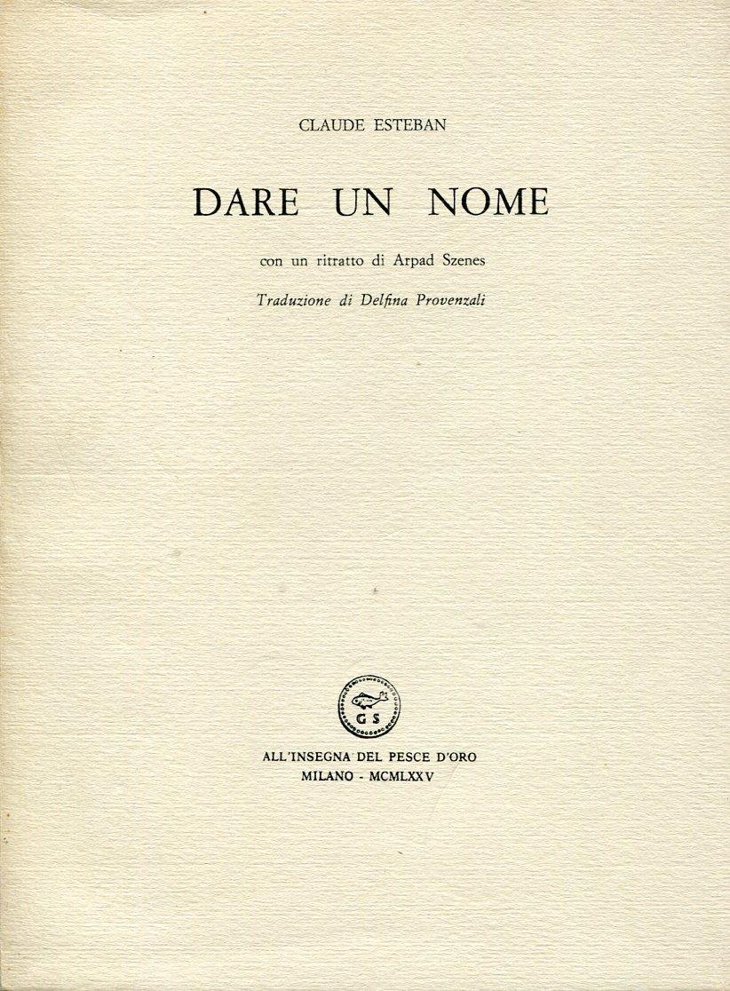 Dare un nome | Immagine principale
