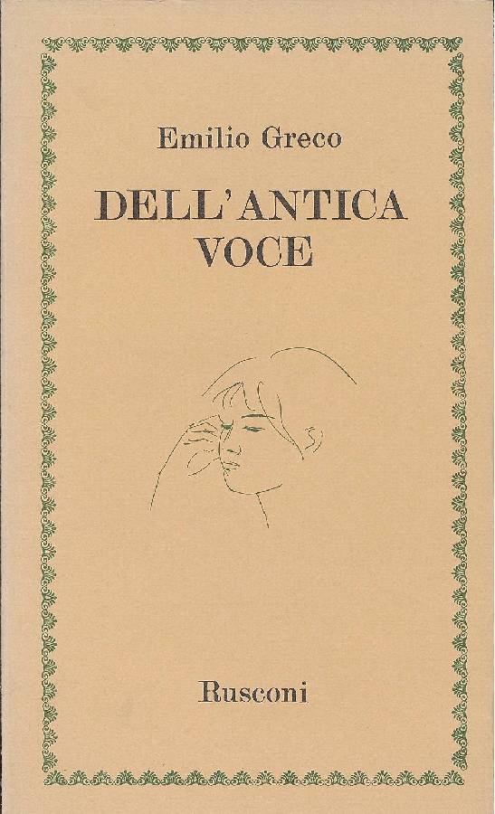 Dell'antica voce. Poesie | Immagine principale
