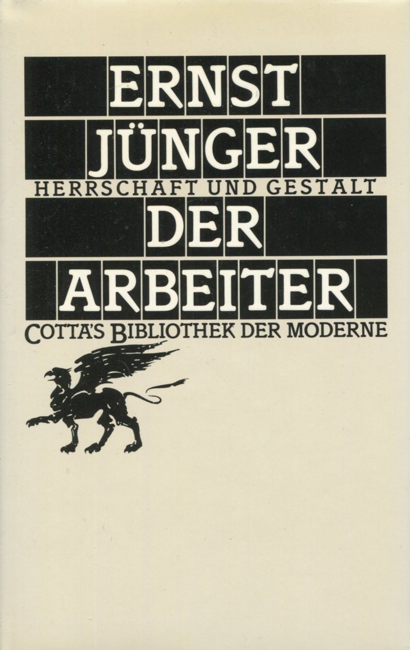 Der Arbeiter. Herrschaft und Gestalt | Immagine principale