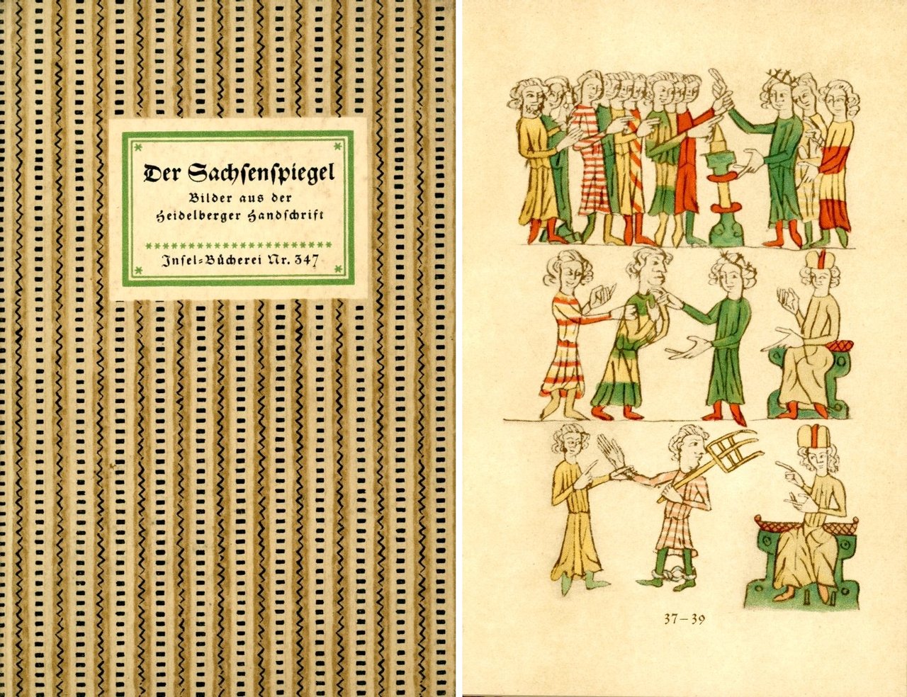 Der Sachsenspiegel Bilder aus der Heidelberger Handschrift | Immagine principale