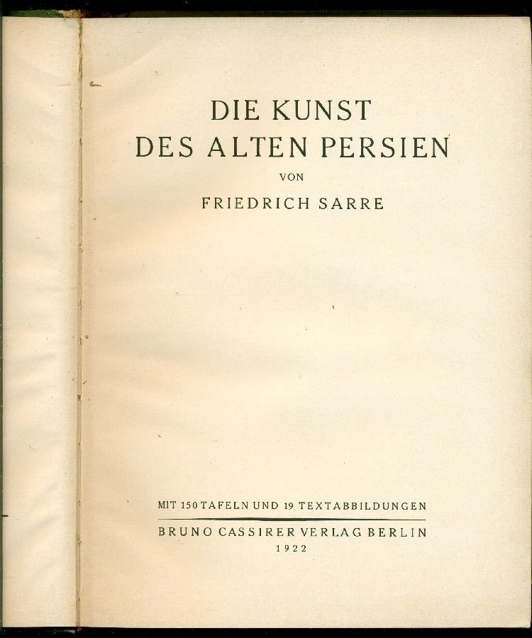 Die kunst des Alten Persien | Immagine principale