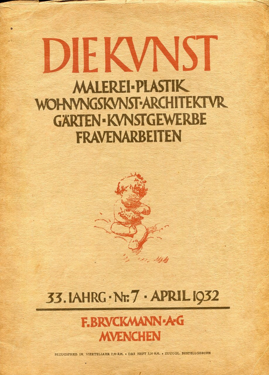 DIE KUNST. Malerei - Plastik - Wohnungskunst - Architektur Garten … | Immagine principale