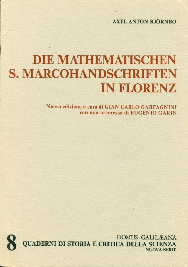 Die mathematischen S. Marcohandschriften in Florenz | Immagine principale