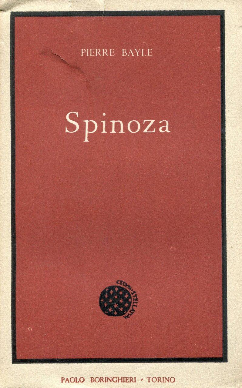 Dizionario storico e critico. Spinoza | Immagine principale