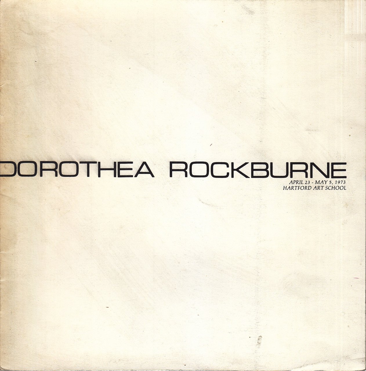 Dorothea Rockburne | Immagine principale