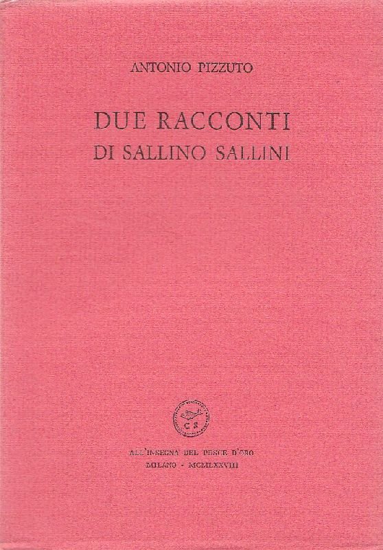 Due racconti di Sallino Sallini | Immagine principale