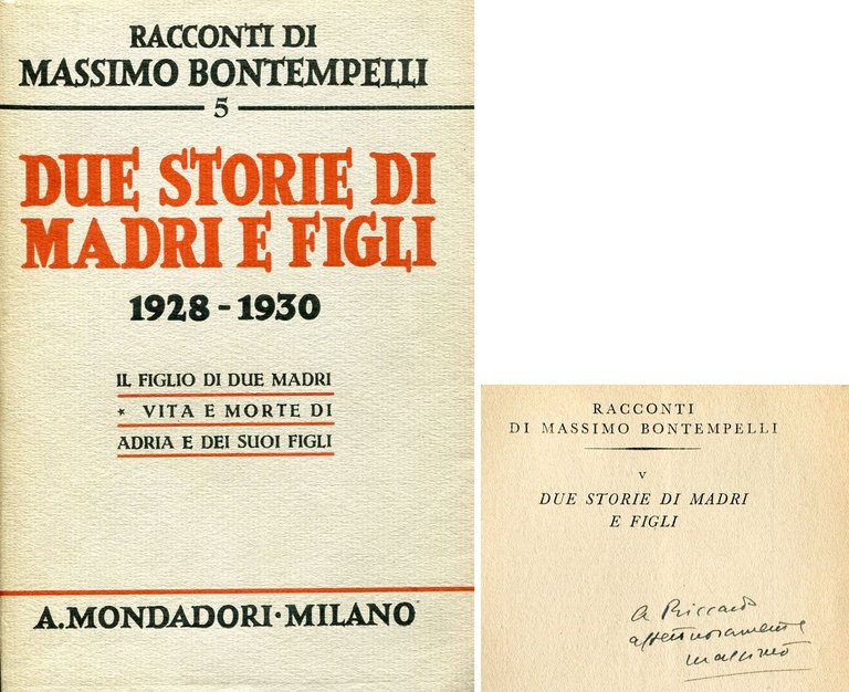 Due storie di madri e figli (1928 -1930)